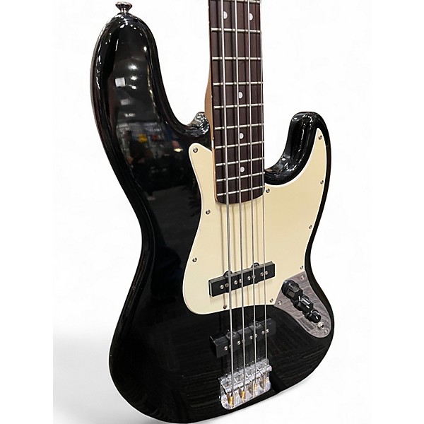 Used Squier Affinity Jazz Bass Black Electric Bass Guitar