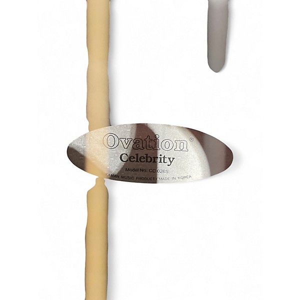 Used Ovation CC026S Celebrity Natural Acoustic Electric Guitar