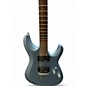 Used Schecter Guitar Research C-6 Deluxe Ice Blue Metallic Solid Body Electric Guitar
