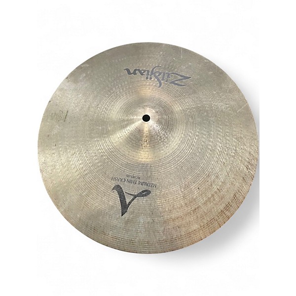 Used Zildjian 16in medium thin Cymbal