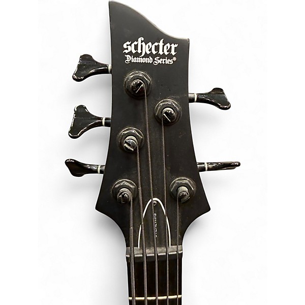 Used Schecter Guitar Research STEALTH 5 Black Electric Bass Guitar