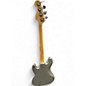 Used Squier Affinity Jazz Bass Metallic Silver Electric Bass Guitar