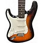 Used Squier Affinity Stratocaster Left Handed 3 Tone Sunburst Electric Guitar