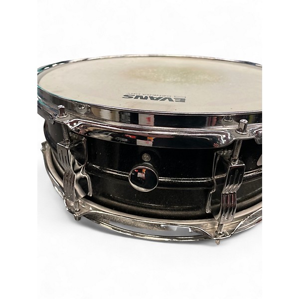 Used Ludwig 14X5 Acrolite Snare Black and Silver Drum