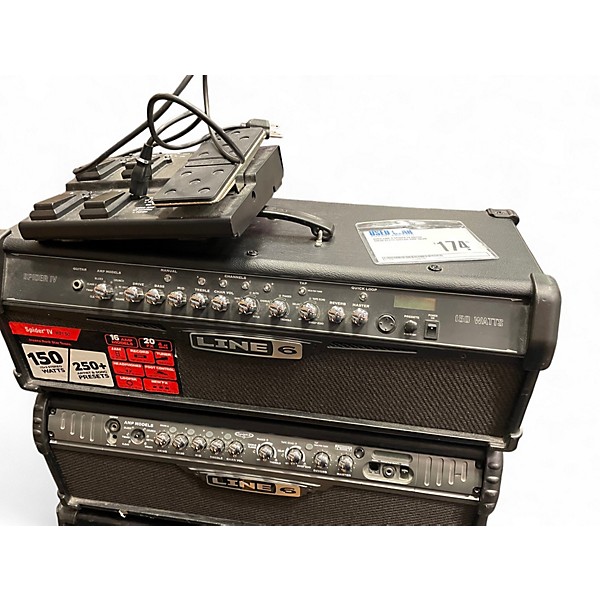 Used Line 6 Spider IV HD150 Solid State Guitar Amp Head
