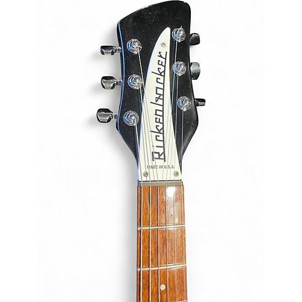 Used Rickenbacker 330 Black Onyx Hollow Body Electric Guitar