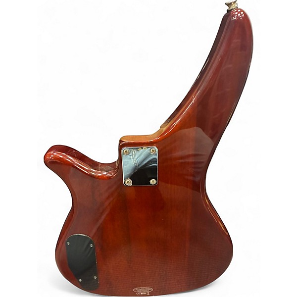 Used Yamaha RBX170EW Spalted Maple Electric Bass Guitar