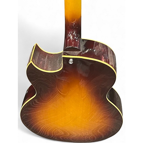 Used Iyv IJZ-500 2 Color Sunburst Hollow Body Electric Guitar