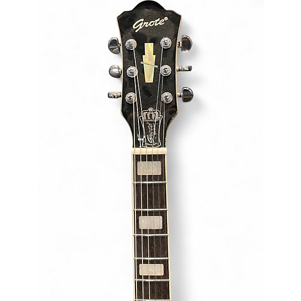 Used Grote JAZZ Cream Solid Body Electric Guitar