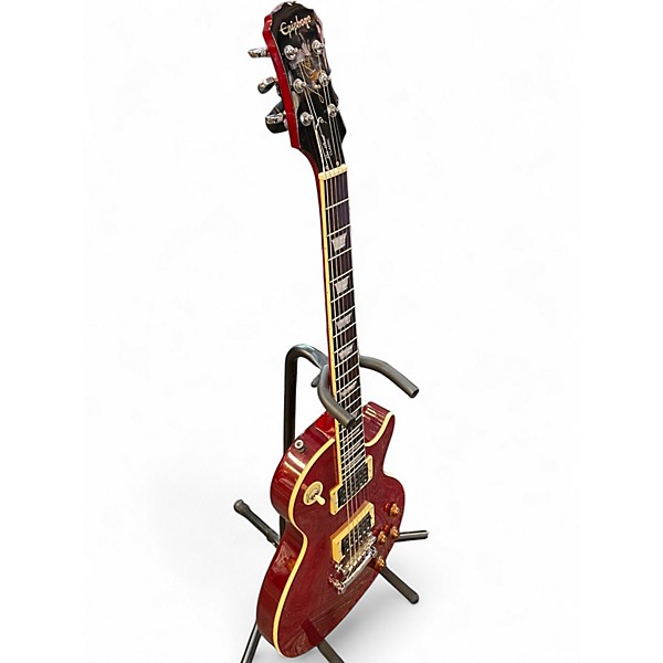 Used Epiphone Les Paul Classic Trans Red Solid Body Electric Guitar
