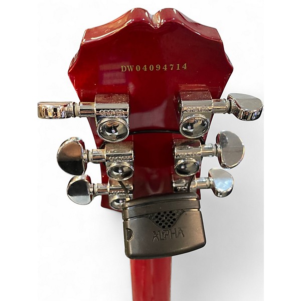 Used Epiphone Les Paul Classic Trans Red Solid Body Electric Guitar