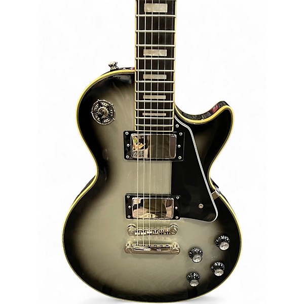 Used Epiphone Les Paul Custom Pro Silverburst Solid Body Electric Guitar