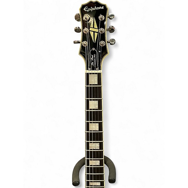 Used Epiphone Les Paul Custom Pro Silverburst Solid Body Electric Guitar