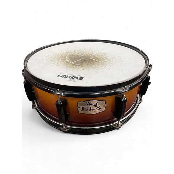 Used Pearl 5 Piece Export ELX Amber Fade Black Hardware Drum Kit