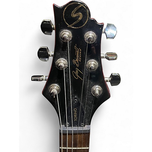 Used Greg Bennett Design by Samick Torino Cherry Solid Body Electric Guitar