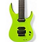 Used Schecter Guitar Research Diamond Series KM-7 MK-III Neon Green Solid Body Electric Guitar