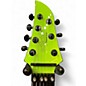 Used Schecter Guitar Research Diamond Series KM-7 MK-III Neon Green Solid Body Electric Guitar