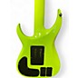 Used Schecter Guitar Research Diamond Series KM-7 MK-III Neon Green Solid Body Electric Guitar