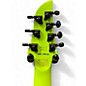 Used Schecter Guitar Research Diamond Series KM-7 MK-III Neon Green Solid Body Electric Guitar