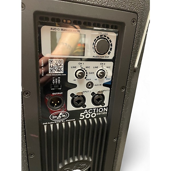 Used DAS AUDIO OF AMERICA action 512a Powered Speaker