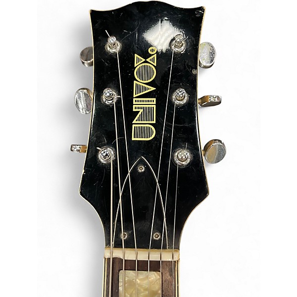 Vintage 1970s Univox U1820 3 Color Sunburst Solid Body Electric Guitar