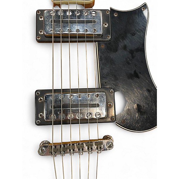 Vintage 1970s Univox U1820 3 Color Sunburst Solid Body Electric Guitar