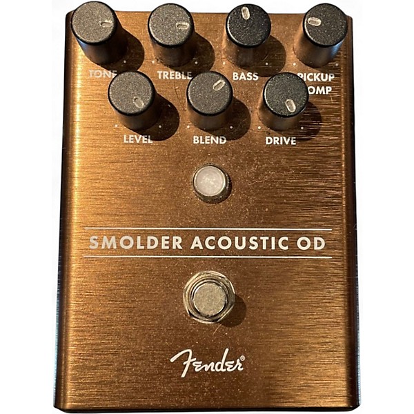 Used Fender Smolder Acoustic OD Effect Pedal