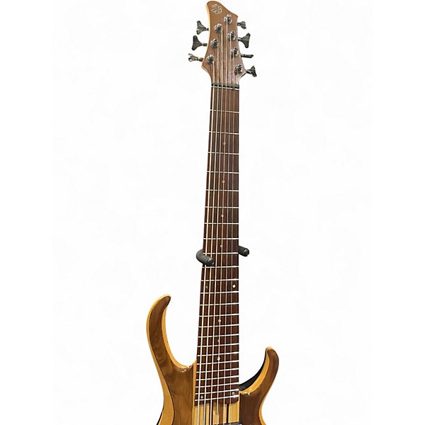 Used Ibanez BTB7 7 String Vintage Natural Electric Bass Guitar