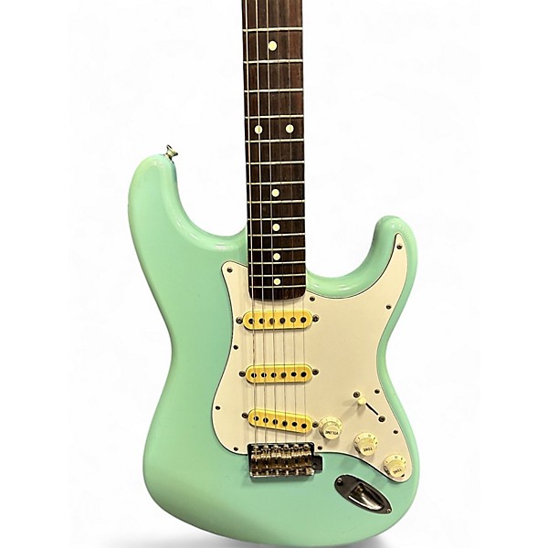 Used Fender 62 STRAT MIJ REISSUE Seafoam Green Solid Body Electric Guitar