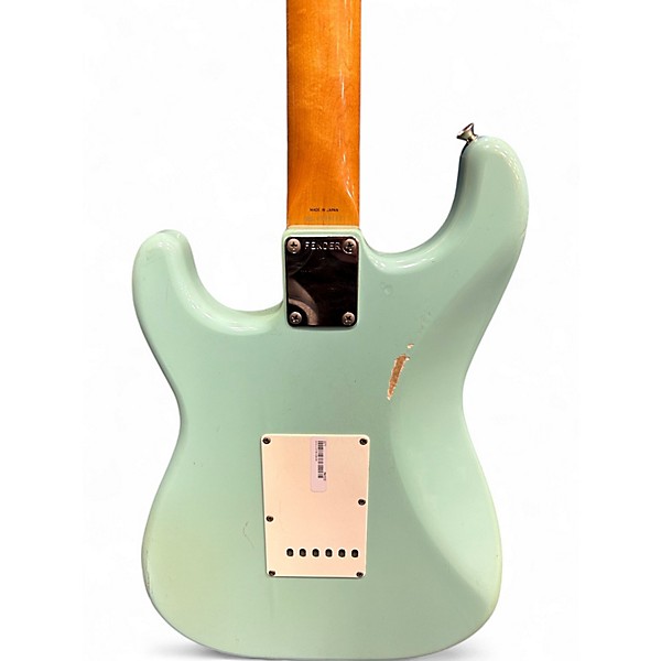 Used Fender 62 STRAT MIJ REISSUE Seafoam Green Solid Body Electric Guitar