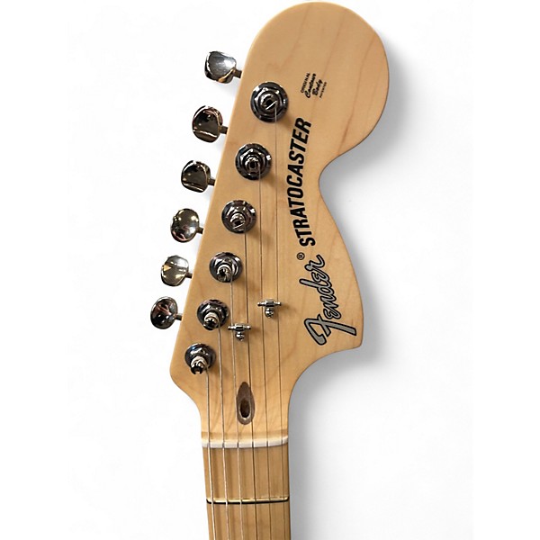 Used Fender American Performer Stratocaster HSS Black Solid Body Electric Guitar