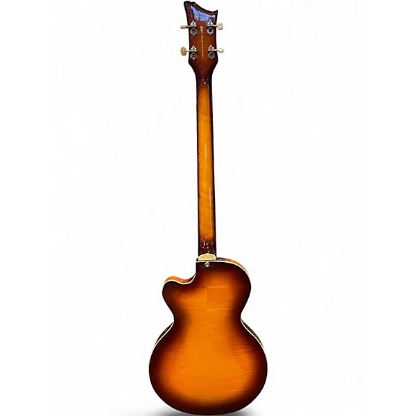 Used Hofner HI-CB 2 Tone Sunburst Electric Bass Guitar