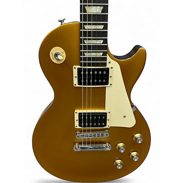 Used 2016 Gibson Les Paul Studio '50s Tribute GOLD TOP Solid Body Electric Guitar