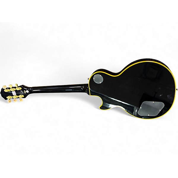 Used Epiphone Joe Bonamassa Les Paul Custom Black and Gold Solid Body Electric Guitar