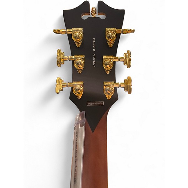 Used D'Angelico Premier Series SS Natural Hollow Body Electric Guitar