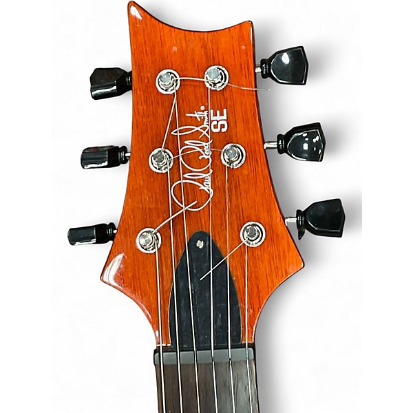 Used PRS SE Custom 24 Amber Tobacco Solid Body Electric Guitar