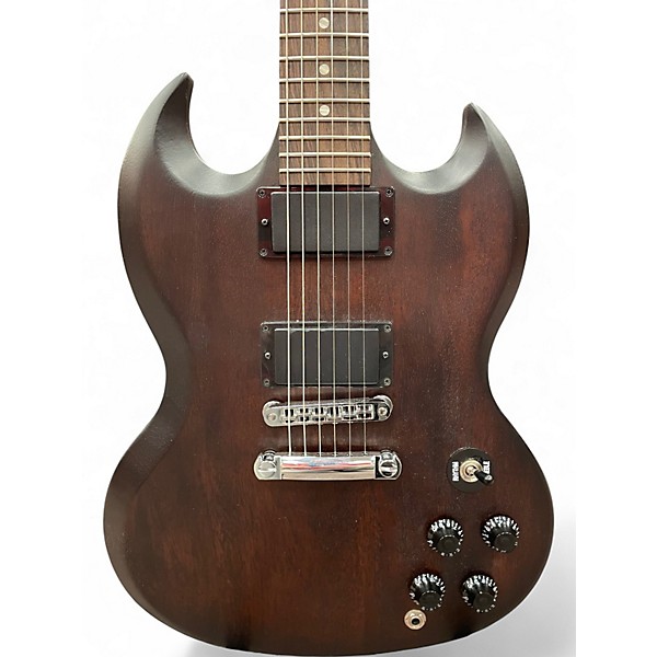 Used Gibson SGJ Brown Solid Body Electric Guitar