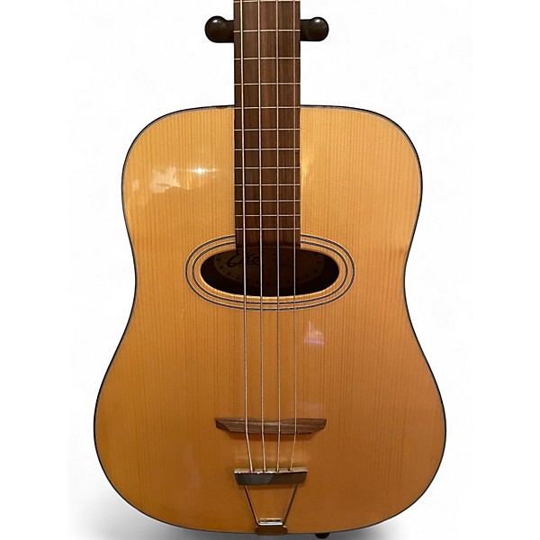 Vintage 1970s EKO BA-4 BASS Natural Acoustic Bass Guitar