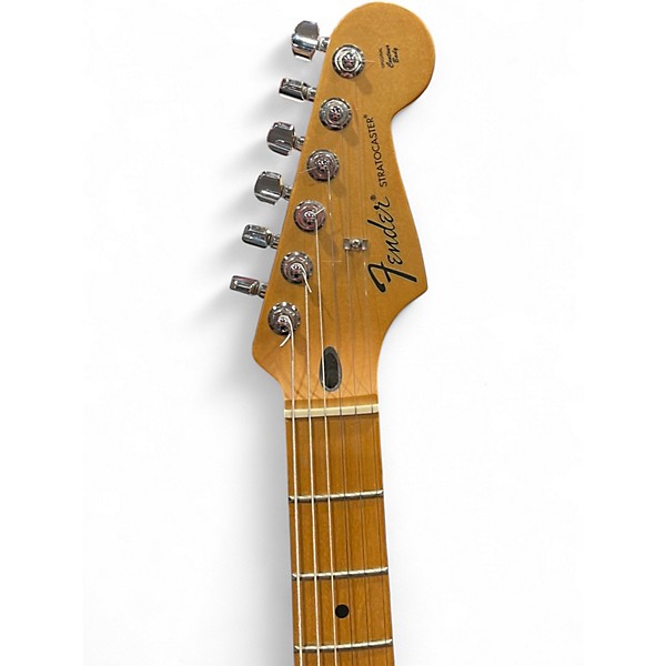 Used 2008 Fender Player Stratocaster Olympic White Solid Body Electric Guitar