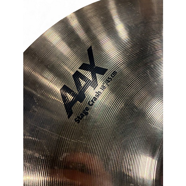 Used SABIAN 18in AAX Stage Crash Cymbal