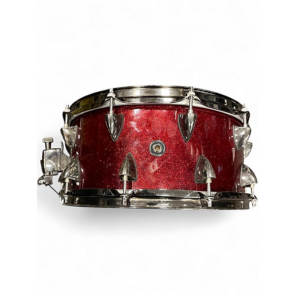 Used Orange County Drum & Percussion 14X6.5 Avalon Series Snare Red Sparkle Drum