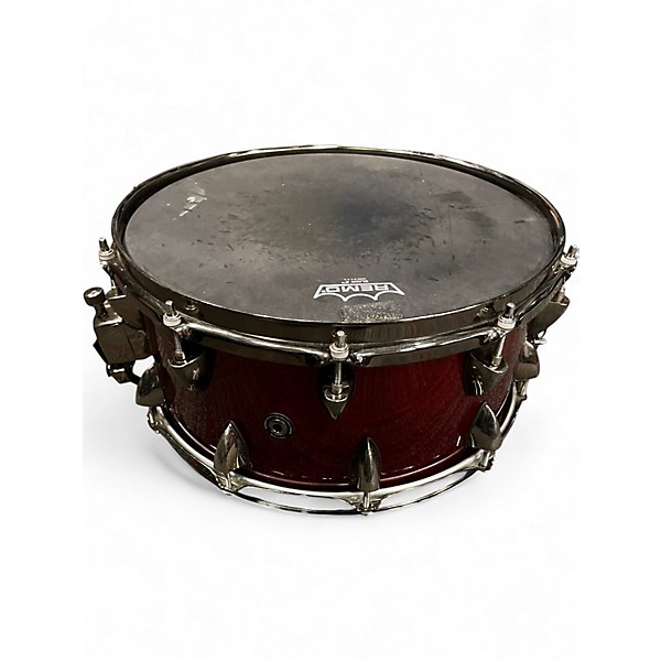 Used Orange County Drum & Percussion 14X6.5 Avalon Series Snare Red Sparkle Drum