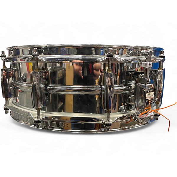 Used Pearl 14X5 Sensitone Snare Metallic Silver Drum