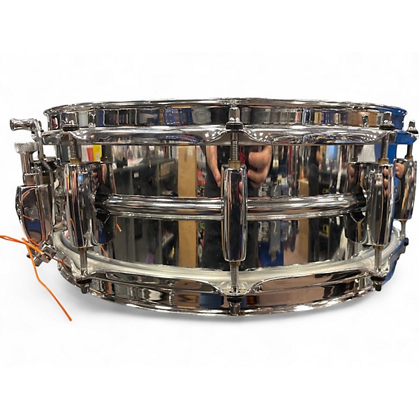 Used Pearl 14X5 Sensitone Snare Metallic Silver Drum