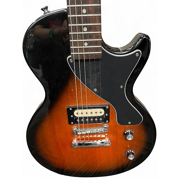 Used Epiphone Les Paul Junior 2 Tone Sunburst Solid Body Electric Guitar
