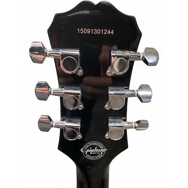 Used Epiphone Les Paul Junior 2 Tone Sunburst Solid Body Electric Guitar