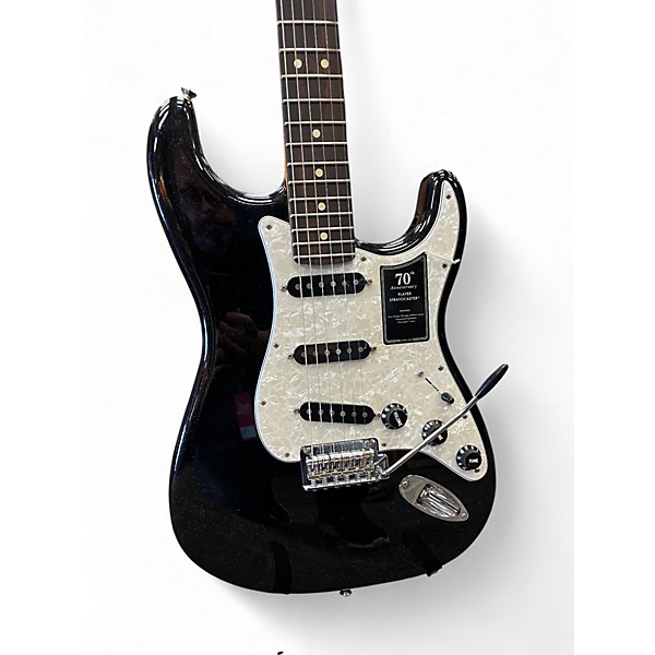 Used Fender Player 70th Anniversary Stratocaster Nebula Noir Solid Body Electric Guitar