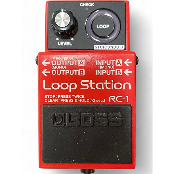 Used BOSS RC1 Loop Station Pedal
