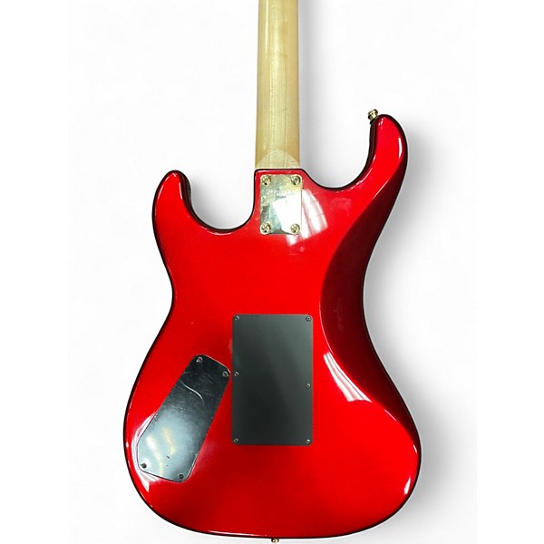 Used Kramer Jersey Star Candy Apple Red Solid Body Electric Guitar