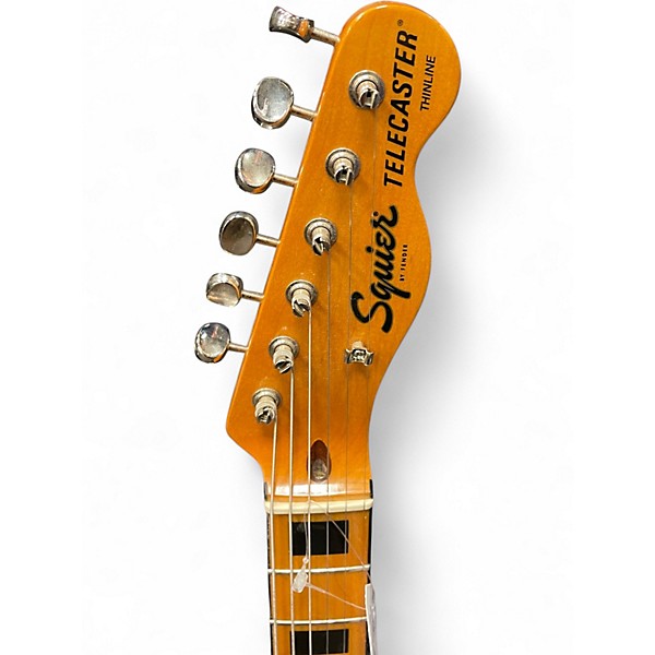 Used Squier Classic Vibe Telecaster Thinline Alpine White Hollow Body Electric Guitar